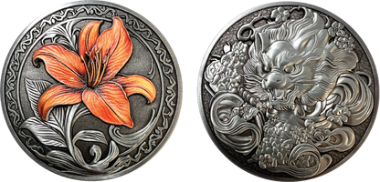 American Yakuza - Orange Iris Coin